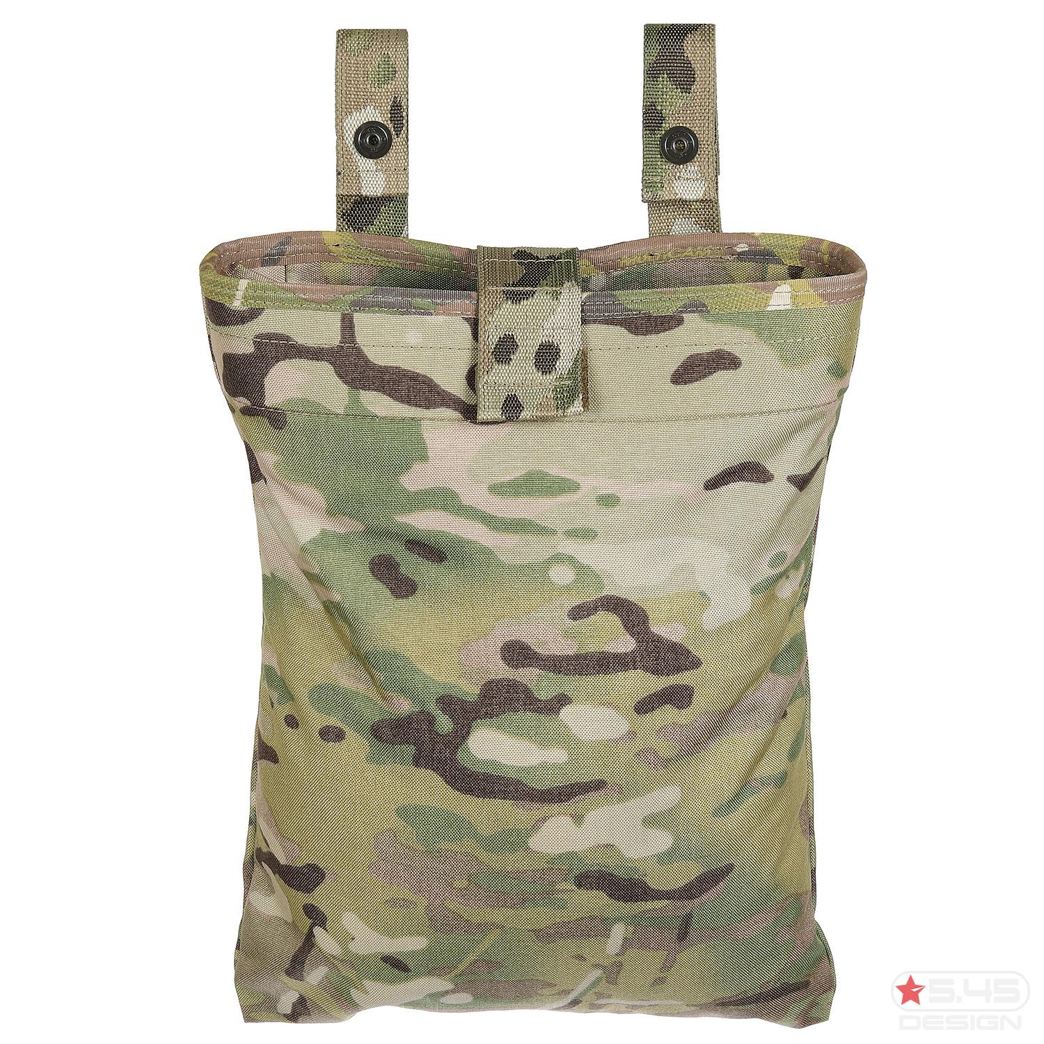 The direct purpose of this pouch is to collect, store and carry of used cartridge magazines.